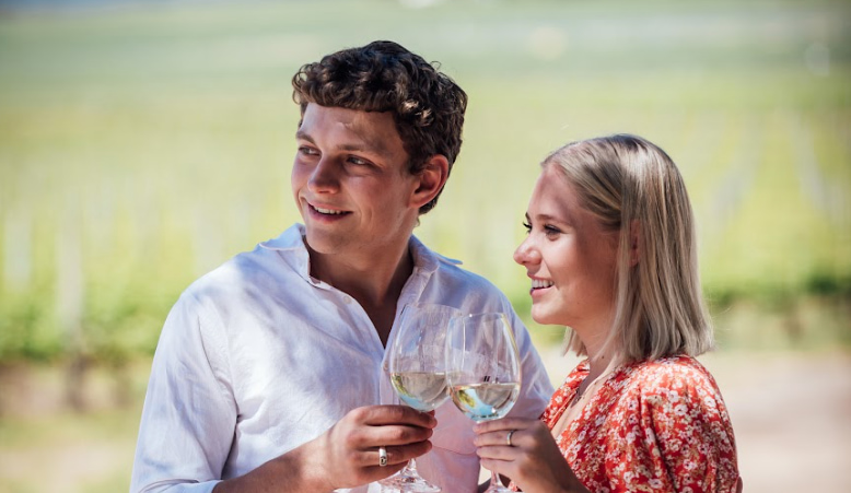 Vineyard walk at Eikendal