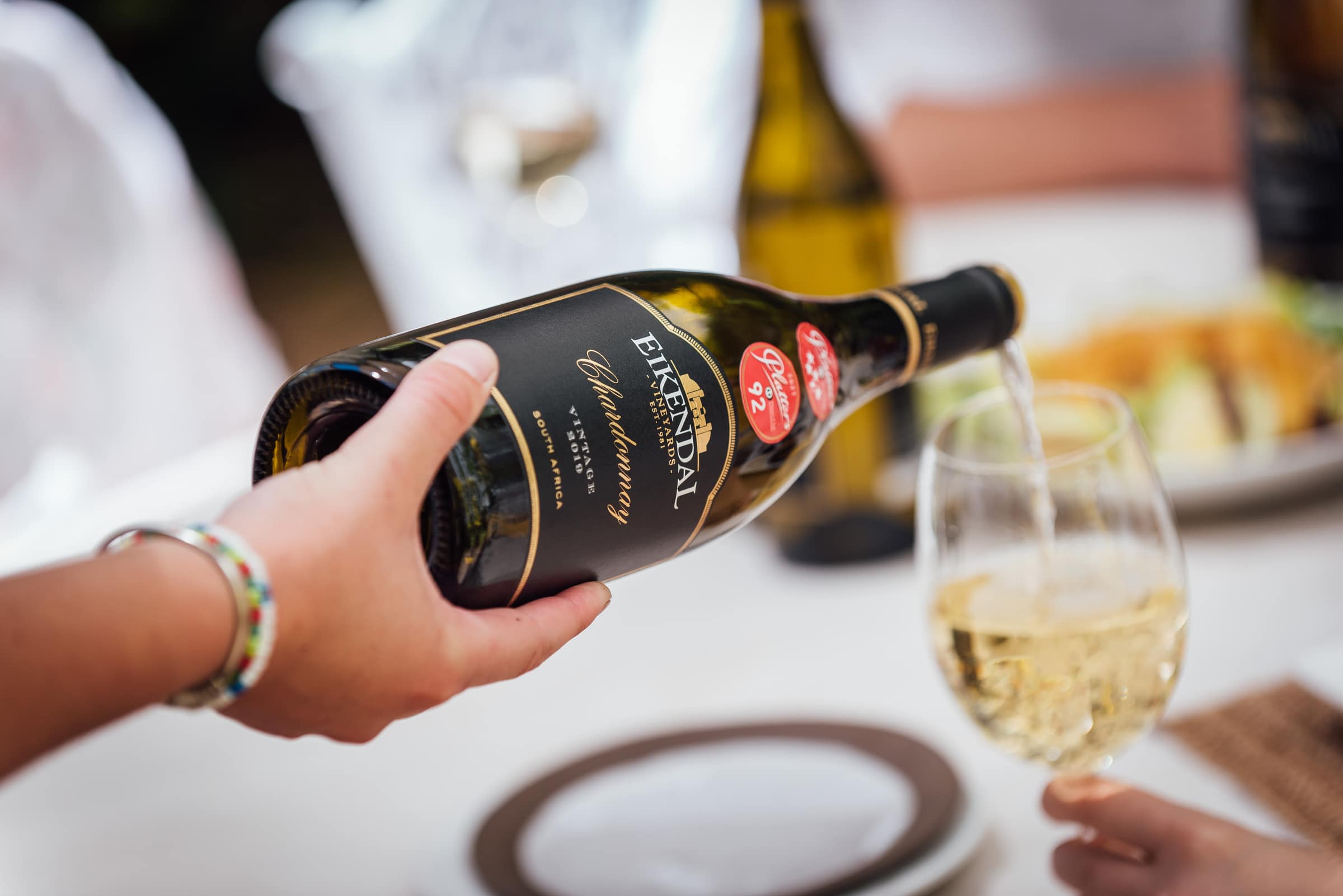 Wine tasting at Eikendal